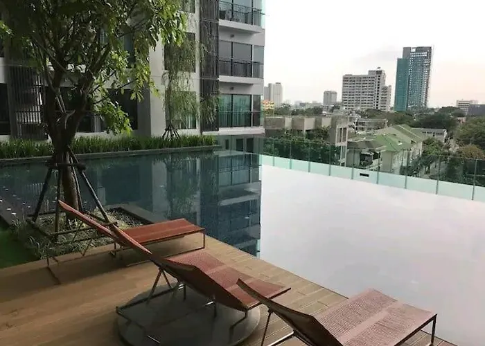 Apartamento Luxurious Downtown With Train Access Bts Bangkok